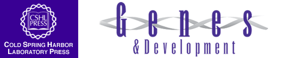 Genes and Development Banner
